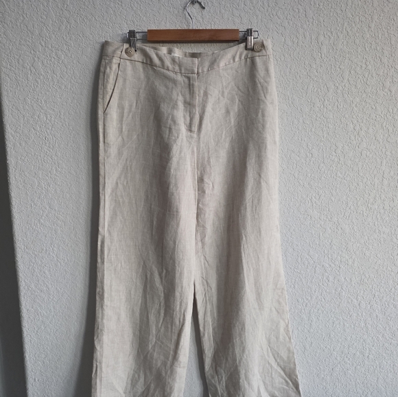 Boden Myra Wide Leg Linen Pants  Size 10 - Picture 11 of 12